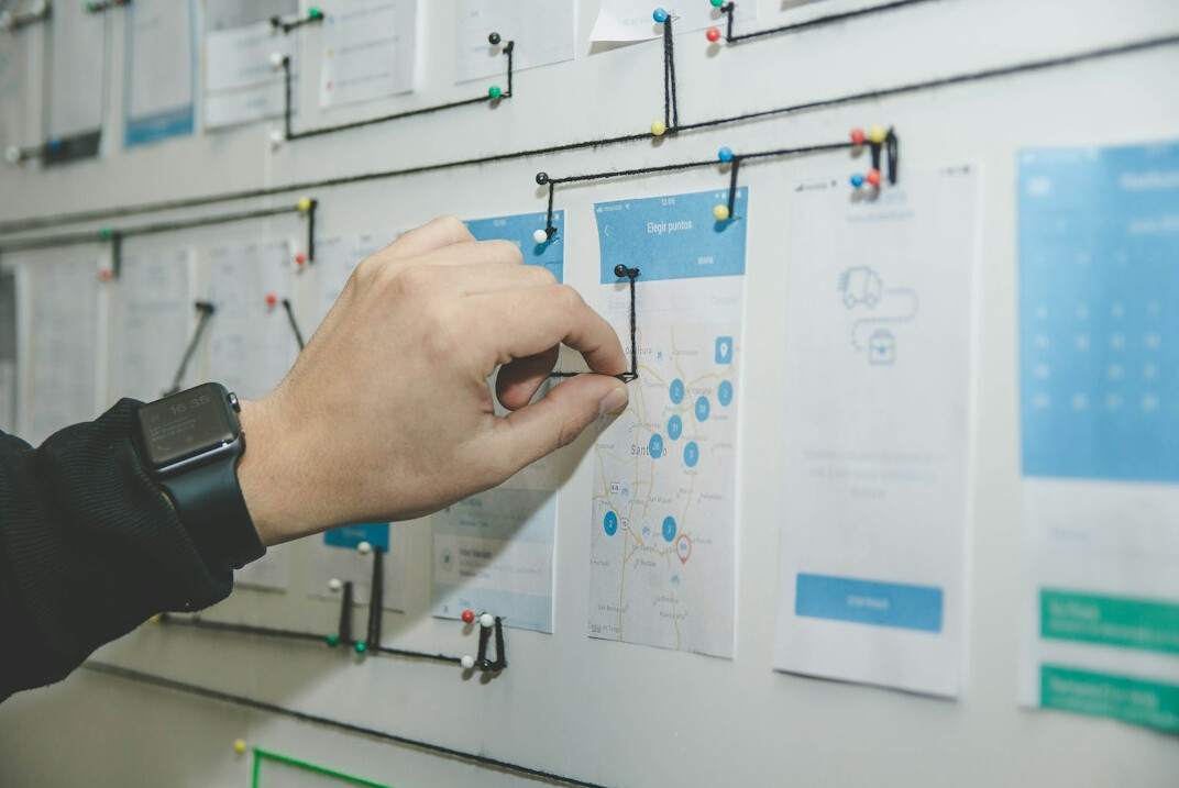 researcher analyzing data