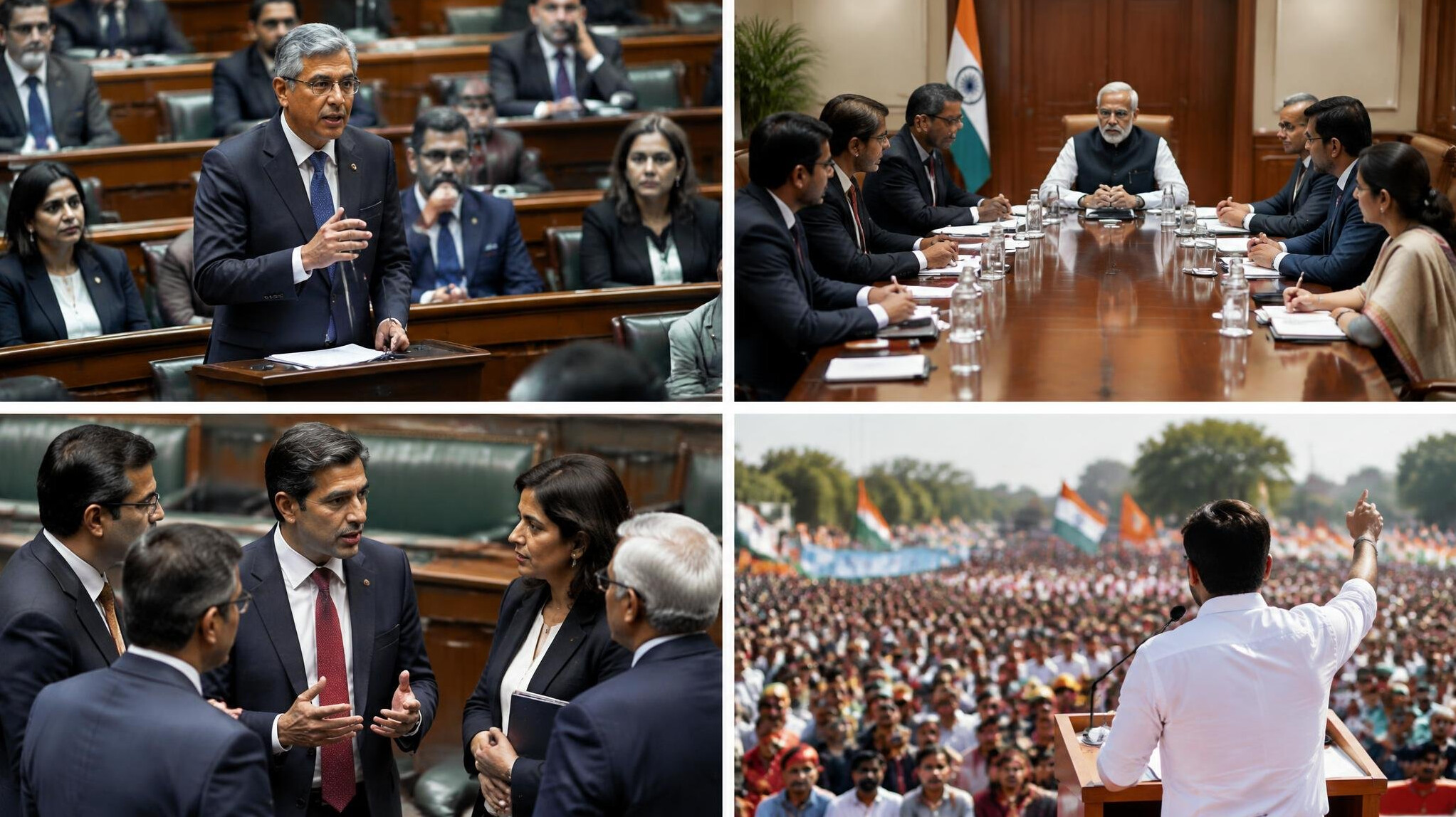 politicians in parliament