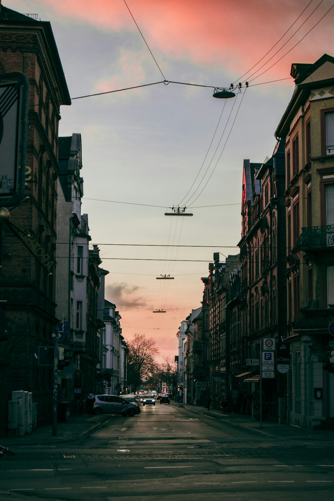 german city street